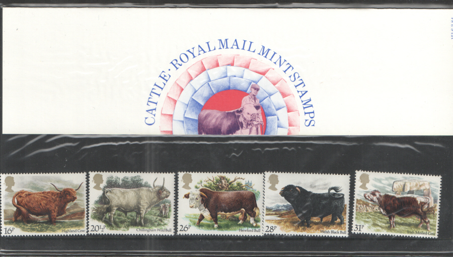 (image for) 1984 British Cattle Royal Mail Presentation Pack 151 - Click Image to Close
